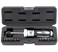 Draper Expert 75170 - Juego de destornilladores Torx de 13 piezas, juego de llaves de torsión ajustables de 1 a 5 Nm, mango ergonómico de agarre suave