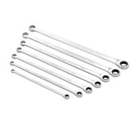 Draper Expert HI-TORQ - Juego de llaves combinadas de 8 mm a 19 mm | 7 piezas de herramientas manuales de acero al cromo vanadio | Herramientas métricas chapadas manuales | 27778