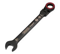 Draper Experto 19mm Métrico Cabeza Flexible Carraca Llaves Combinadas Negro