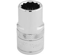 Draper H-MM/B Hi-Torq 12 Punto Socket, azul, para muesca cuadrada de 1/2, 13 mm