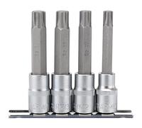 Draper h-ribe/4/100 1/2 "SQ. DR. RIBE & # 174; Socket Bit Set (4 piezas), color azul