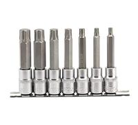 Draper h-txp/7/100 cuadrada TX STAR PLUS Socket Bit Set, Azul, 1/2-inch, Set de 7 piezas