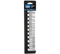 Draper H10 M/MDS/E 1/2-inch cuadrado de vaso Expert Multi-Drive, azul, juego de 10