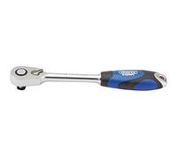 Draper h60mh/SG 60 dientes Micro cabeza reversible trinquete con mango suave, azul, 1/2 pulgada)
