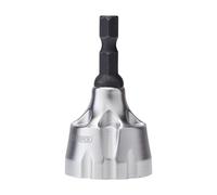 Draper Herramienta de desbarbado de chaflán externo, 13-19 mm - 10073 - Tres cuchillas de carburo cementado vástago hexagonal de liberación rápida