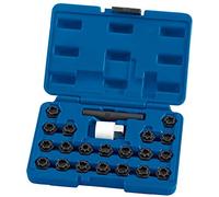 Draper lwnk-audi Audi Rueda de bloqueo tuercas Set, Azul, Set de 22 piezas