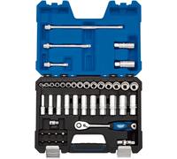 Draper Múltiple Disco Métrico Enchufe Juego 1cmD 42 Piezas Deep & Estándar 16480