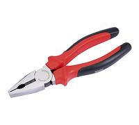 Draper Redline® 68279 - Alicates combinados de 200 mm, herramientas manuales de agarre suave, herramienta templada de acero al carbono, mandíbulas endurecidas y bordes de corte