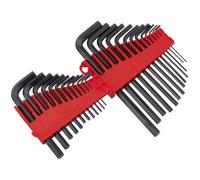 Draper Redline Imperial Métricas Llave Hexagonal Juego 25 Pieza En Soporte 80930