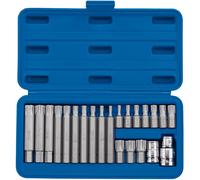 Draper Ribe Enchufe y Broca Juego 1.3cm 1cmD 22 PC Largo Y Corto S2 Acero 16347