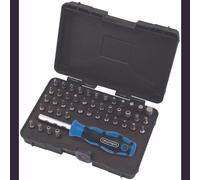 Draper Seguridad Screwdriver Broca Y Conductor Juego 45 Piezas Magnético Suave