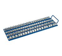 Draper st80b toma Barra de retención Carrier, azul, 1/4/3/8/1/2-inch cuadrada