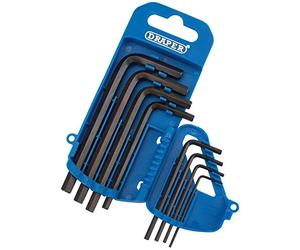Draper tkw8 m/B juego de llaves Allen Set, Azul, 8 piezas