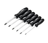 Draper Torx Star Seguro Duro Agarre Screwdriver Juego 6PC Magnético Tips 13586