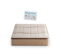 Dream&co - Pack Colchón CALYPSO 31 cm Premium (Viscoelástico + Látex + Muelles Ensacados) + Protector Algodón Rizo Ajustable