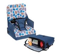 Dreambaby Asiento Elevador Portátil para Comer, Listo para Llevar, Hojas, Azul