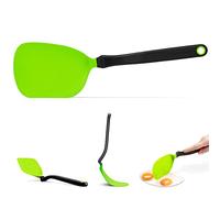 Dreamfarm Chopula - Espátula para utensilios de cocina superflexible, para picar y servir, corta alimentos en la sartén, color verde