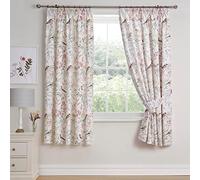 Dreams & Drapes Design - Par de Cortinas Plisadas, 168 x 183 cm, Color Rosa