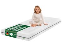 DREAMSTAR Ergo Kids Junior - Colchón infantil y juvenil | Eco-TEX® | Funda hipoalergénica extraíble y lavable a 60 grados | 90 x 190 cm