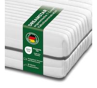 DREAMSTAR Vital - Colchón de espuma fría XXL, 24 cm de altura, ergonómico, 7 zonas de espuma fría, grado de dureza 4 (H4), certificado Öko-Tex, hipoalergénico y antibacteriano, 90 x 200 cm