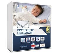 Dreamzie Cubre Colchon - Impermeable con 4 Esquinas Elásticas - Protector de Colchón de Algodon Transpirable - 15 Años de Garantia (1, 70 x 190 cm)