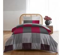 Dreamzie Funda Nordica Cama 90 Estampado Franela con 1 Funda Almohada 80x80 cm - Funda nordica 135x200 de 100% Microfibra - Certificada Oeko Tex