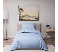 Dreamzie Funda Nordica Cama 90 - Ropa de Cama Microfibra Suave Oeko-Tex - Juego de Funda Edredon 140x200 con 1 Funda Almohada 65x65 cm - Azul