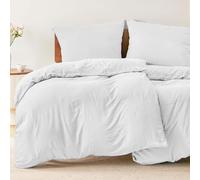 Dreamzie Fundas Nordicas Cama 90 - Ropa de Cama Microfibra Suave Oeko-Tex - Juego de 2 Fundas Edredon 135x200 y 2 Fundas Almohada 80x80 cm - Blanco