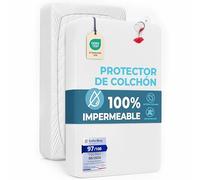 Dreamzie - Protector colchon 90x190 - Cubre Colchon Impermeable