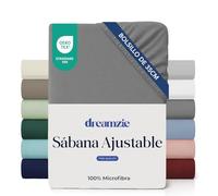 Dreamzie - Sábana Bajera 150x190/200cm Ajustable - Microfibra Ultra Suave
