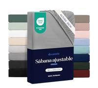 Dreamzie - Sábana Bajera 90x200cm Ajustable - 100% Microfibra - Suave