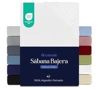 Dreamzie - Sábanas Bajera - 100x200-100% Algodon Peinado - Premium Jersey