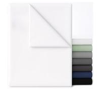 Dreamzie Sabanas Encimera - 220x270 Blanco - Microfibra Cepillada Ultrasuave para Cama Doble 120x200/140x190 - Certificada Oeko-Tex