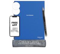 Dreiklang - be smart - Cuaderno Reutilizable A4 con Planificador - Cuaderno Inteligente Borrable con App iOS/Android en la Nube - Incluye Bolígrafo, Notas Adhesivas y Paño de Microfibra