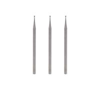 Dremel 108 Paquete múltiple de brocas de grabado - 3 brocas de grabado de forma cilíndrica con un diámetro de trabajo de 0,8 mm