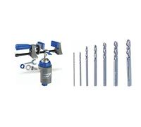 Dremel 2500 Multi-Vise Complemento para Multiherramientas 3 en 1 ,Tornillo de Banco Ajustable con Abrazadera y Portaherramientas + 628 Juego de Brocas de PrecisiónKit de 7 Accesorios para Taladrar