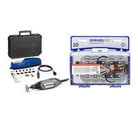 Dremel 3000 Multiherramienta, 130 W, Kit Con Eje Flexible Y 25 Accesorios + Sc690 Juego De Accesorios De Corte Ez Speedclic Para Herramientas Rotatorias