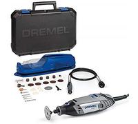 Dremel 3000 - Multiherramienta, 130 W, kit con eje flexible y 25 accesorios, velocidad variable 10.000-33.000 rpm para tallar, fresar, amolar, limpiar, pulir, cortar, lijar y grabar (Versión Español)