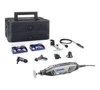 Dremel Multiherramienta 4250, 175W, 5.000-35.000 RPM, Kit 128 accesorios, maletín Platinum BOX