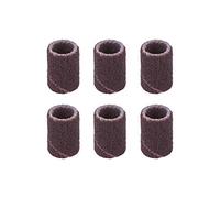 Dremel 438 - Paquete múltiple de bandas de lijar, 6 bandas de lijar (6,4 mm - grano 120), dar forma y alisar materiales de madera y plástico