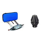 Dremel 4486 - Portabrocas de cierre rápido (0.8 mm a 3.4 mm) + Dremel F0133000JA - Herramienta rotativa