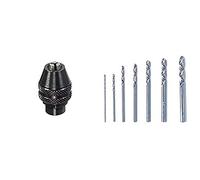 Dremel 4486 - Portabrocas de cierre rápido (0.8 mm a 3.4 mm) + Dremel - Juego de brocas de precisión (7 piezas) (628)