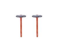 Dremel 530 Juego de accesorios de cepillos de acero inoxidable, 2 cepillos (19 mm) para limpiar materiales resistentes a la corrosión