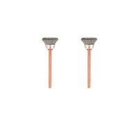 Dremel 531 Juego de accesorios de cepillos de acero inoxidable, 2 cepillos (13 mm) para limpiar materiales resistentes a la corrosión