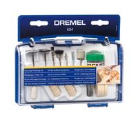 Dremel 684 kit de limpieza y pulido, juego de accesorios con 20 acceso