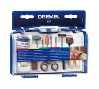 Dremel 687 juego multiuso, kit de accesorios con 52 accesorios para he