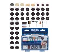 Dremel 687 Juego multiuso, kit de accesorios con 52 accesorios para herramientas rotativas