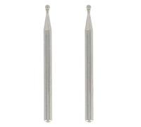 Dremel 7103 - Punta diamante 2 mm, juego accesorios 2 muelas para herramienta rotativa para grabar, tallar y retocar madera, porcelana, cerámica, vidrio, cuero, plástico