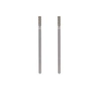 Dremel 7122 - Puntas de cilindro de diamante 2,4 mm, juego accesorios 2 muelas para herramienta rotativa para grabar, tallar y retocar madera, porcelana, cerámica, vidrio, cuero, plástico