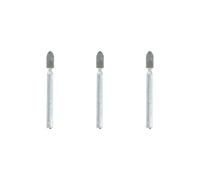 Dremel 83322 Piedras de amolar de carburo de silicio, 3 accesorios para herramientas rotativas para amolar, afilar y grabar en piedra, vidrio y metales no ferrosos